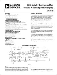 Click here to download EVAL-ADN2819-CML Datasheet