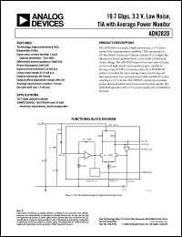 Click here to download ADN2820S21 Datasheet