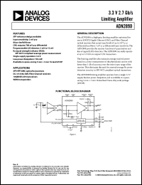 Click here to download ADN2890ACPZ-RL7 Datasheet