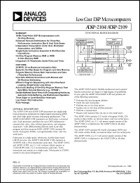 Click here to download ADSP-2109 Datasheet