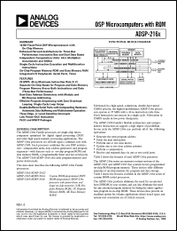 Click here to download ADSP-2165KS-80 Datasheet