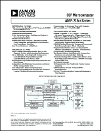 Click here to download ADSP-2187N Datasheet