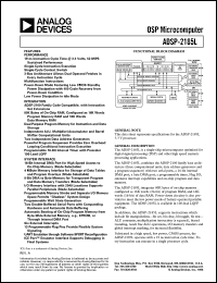 Click here to download ADSP-2185LBST-115 Datasheet