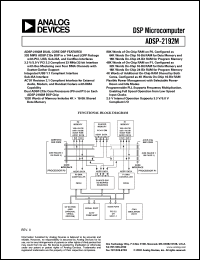 Click here to download ADSP-2192M Datasheet