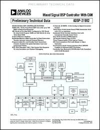 Click here to download ADSP-21992YST Datasheet