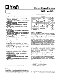 Click here to download ADSP-21MOD870-000 Datasheet