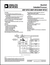 Click here to download ADSP-BF532SBBZ400 Datasheet
