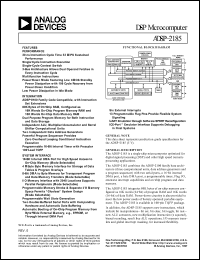 Click here to download ADSP2185 Datasheet