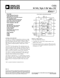 Click here to download ADV101KP30 Datasheet
