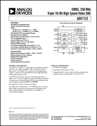 Click here to download ADV7123JSTZ240 Datasheet