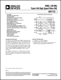 Click here to download ADV7125JST330 Datasheet