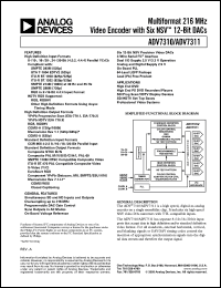 Click here to download ADV7311KST Datasheet