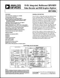 Click here to download ADV7400AKSTZ-801 Datasheet