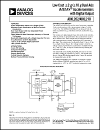 Click here to download ADXL202JQC Datasheet