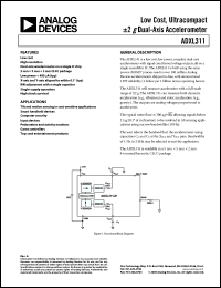 Click here to download ADXL311 Datasheet