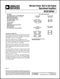 Click here to download OP281GRU Datasheet