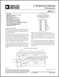 Click here to download DAC312BR/883 Datasheet