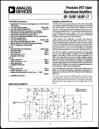 Click here to download OP-17CZ/883 Datasheet