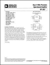 Click here to download OP-285GBC Datasheet