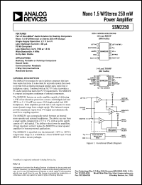 Click here to download SSM2250RM Datasheet