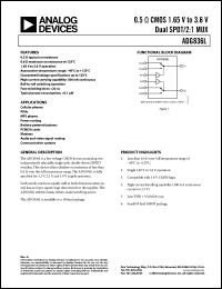 Click here to download ADG836L Datasheet