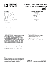 Click here to download ADG859YRYZ-REEL7 Datasheet