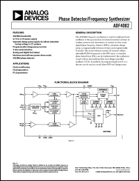 Click here to download ADF4002 Datasheet