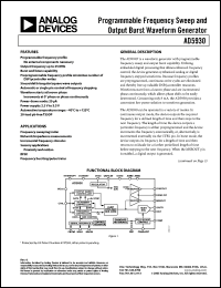 Click here to download AD5930YRUZ-REEL7 Datasheet