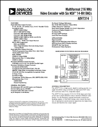 Click here to download ADV7314 Datasheet
