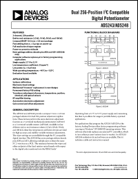 Click here to download AD5243 Datasheet