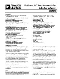 Click here to download ADV7188BSTZ Datasheet