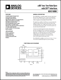 Click here to download ADIS16080ACCZ Datasheet