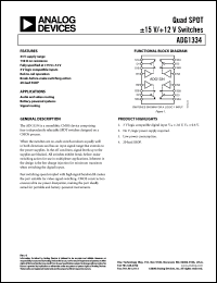 Click here to download ADG1334BRSZ Datasheet