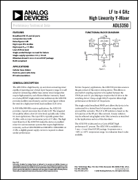 Click here to download ADL5350ACPZ-R2 Datasheet