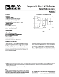 Click here to download AD5290 Datasheet