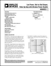 Click here to download ADA4853-1AKSZ-R2 Datasheet