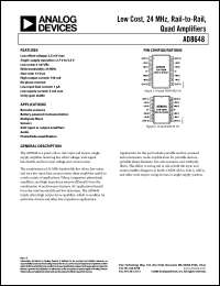 Click here to download AD8648 Datasheet