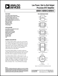 Click here to download AD8643ACPZ-REEL Datasheet