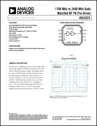 Click here to download ADL5323 Datasheet