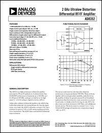 Click here to download AD8352 Datasheet