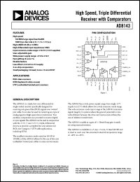 Click here to download AD8143 Datasheet