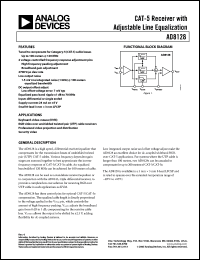 Click here to download AD8128 Datasheet