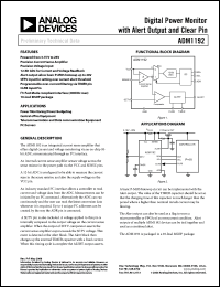 Click here to download ADM1192 Datasheet