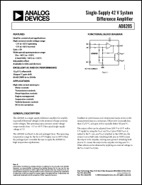 Click here to download AD8205 Datasheet
