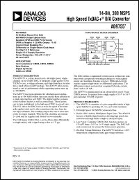 Click here to download AD9755ASTRL Datasheet