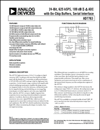Click here to download AD7763 Datasheet