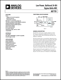 Click here to download AD7791BRMZ Datasheet