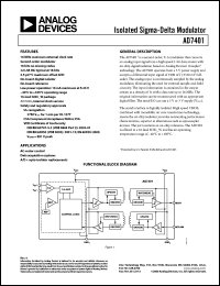 Click here to download AD7401 Datasheet