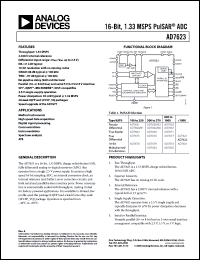 Click here to download AD7623 Datasheet
