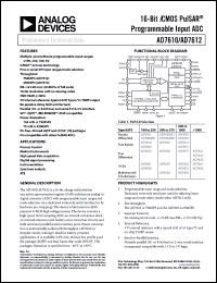 Click here to download AD7610 Datasheet